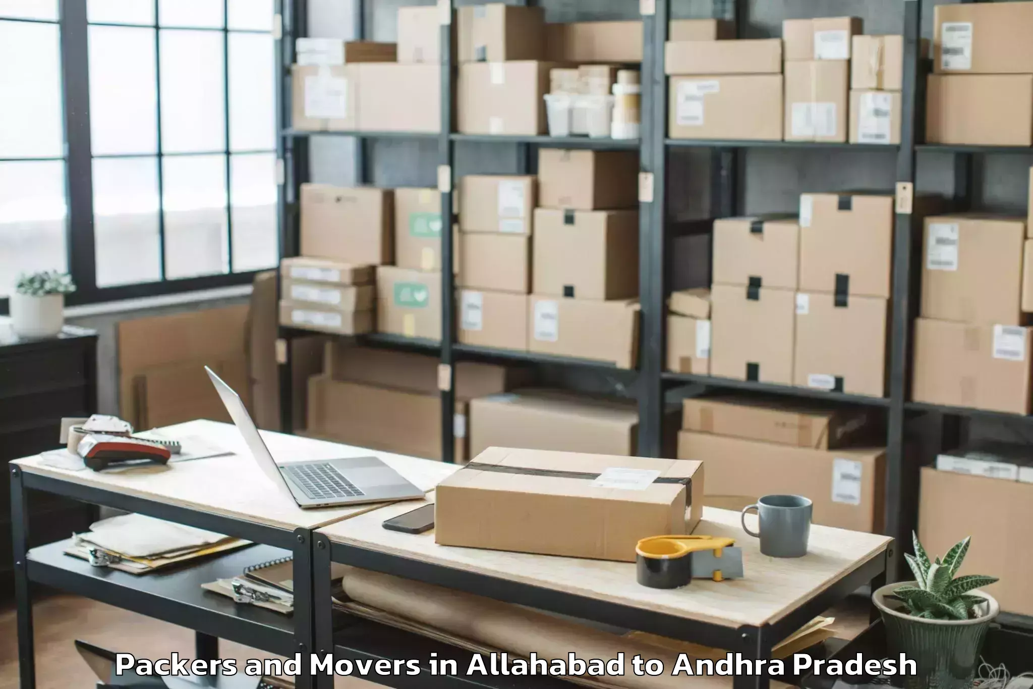 Easy Allahabad to Kakinada Rural Packers And Movers Booking